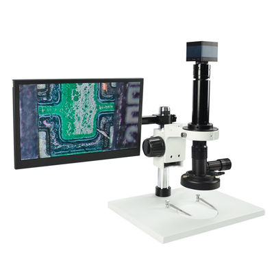 Μονοκοιλιακό Βιντεομικροσκόπιο VM-7513 10X - 200X Ζουμ Μικροσκόπιο για ρολόγια κοσμημάτων